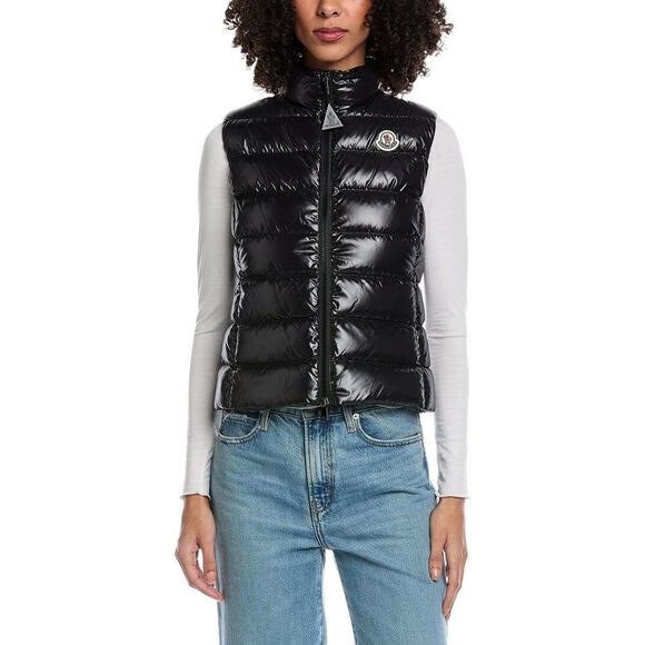 Moncler WomensGhany Down Vest Black